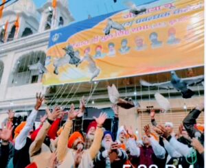 ghaziabad news प्रकाश पर्व मनाया गया-शहर में निकला नगर कीर्तन