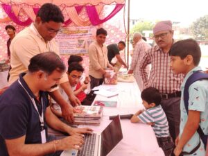 ghaziabad news बुक एक्सचेंज मेले का शुभारंभ