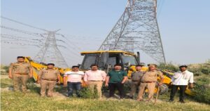 लोनी प्रशासन की बालू माफिया के खिलाफ बड़ी कार्रवाई