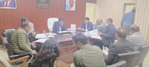 Ghaziabad Administration हरनन्दीपुरम मे भूमि ख़रीद के लिए  दर निर्धारण के लिए बैठक