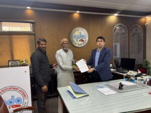 gda news जीडीए ने की सड़क निर्माण के लिए राह हमवार