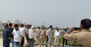 GDA action रावली रोड अवैध प्लॉटिंग पर जीडीए का प्रहार