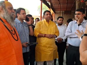 Dudheshwar Nath Temple Restoration दूधेश्वर नाथ मंदिर कायाकल्प, विधायक और जिलाधिकारी ने किया निरीक्षण