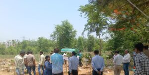 world environment day  हापुड़-पिलखुवा विकास प्राधिकरण का पौधरोपण अभियान