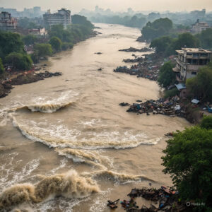 serious flood situation बढ़ेगा यमुना नदी का जल स्तर, बाढ़ की चेतावनी