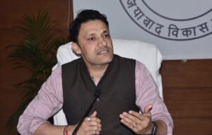 development in ghaziabad vision by gda vc nand kishor kalal गाजियाबाद में विकास पर जीडीए वीसी नंद किशोर कलाल गंभीर