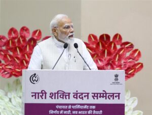 प्रधानमंत्री ने विधायी निकायों में महिला आरक्षण के संकल्प को दोहराया