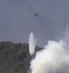 #Indian Air Force भारतीय वायुसेना का कसौली में हवाई अग्निशमन अभियान