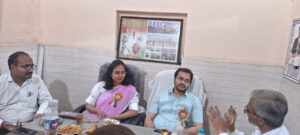 Tehsil Jansath Bar Association जानसठ बार संघ ने किया नए एसडीएम  प्रवीण द्विवेदी का जोरदार स्वागत