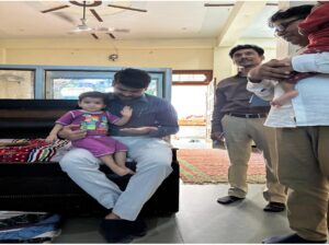 Gharaunda Children's Home मासूमों के बीच पहुँचे सीडीओ कुमार सौरभ
