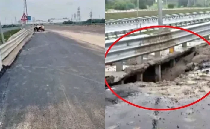अहम: गंगा एक्सप्रेसवे बारिश से धंसी सड़क तत्काल दुरुस्त आ...