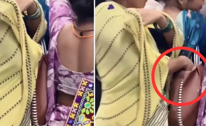 क्राइम: Delhi Metro Viral Video भीड़ का फायदा उठाकर मेट्र...