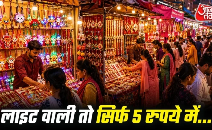 कारोबारी: 5050 रुपये वाली राखी सदर बाजार में कितने की मिल...