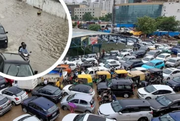 ताजा: ग्रुरुग्राम थोड़ी सी बारिश से हार गई साइबर सिटी जाम...