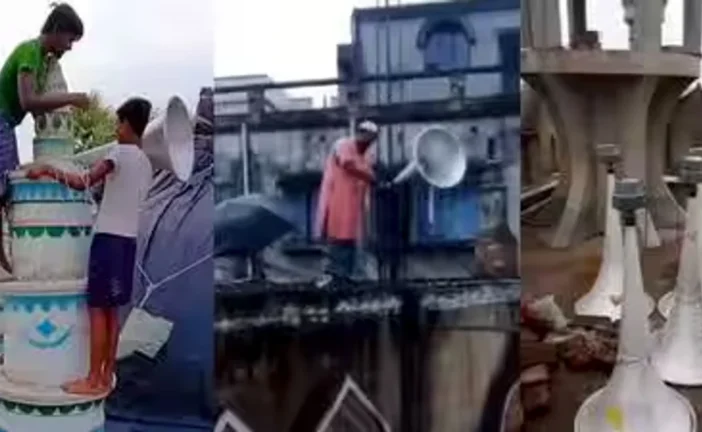 ताजा: मस्जिदों से लाउडस्पीकर हटाने पर बढ़ा विवाद CM शुभें...