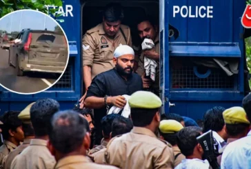पुलिस: अतीक के बेटे के काफिले का टोल कांड आगेआगे पुलिस पी...