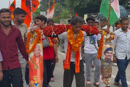 बड़ी खबर: IPS वाली कांवड़ संभल पहुंचते ही गूंजे SP केके ब...