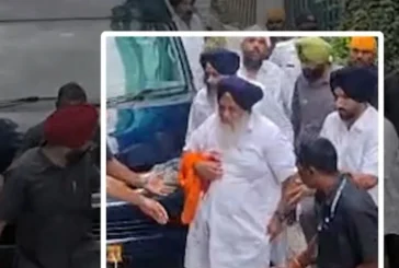 बड़ी खबर: सुखबीर बादल पर गुरुद्वारे में हमला हाथ में ऐसे ...