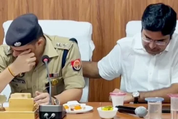 बड़ी खबर: संभल में भावुक हुए IPS केके बिश्नोई DM ने पानी ...